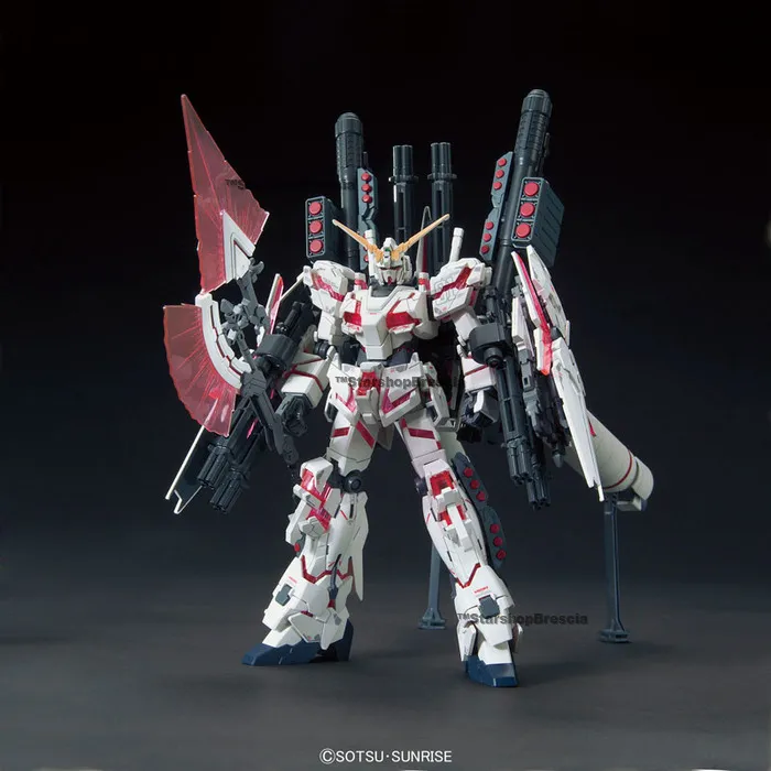 GUNDAM - 1/144 RX-0 Full Armor Unicorn Destroy Mode Red Color Ver. Model Kit HGUC # 199