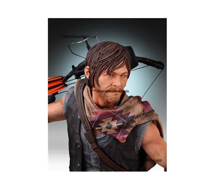 WALKING DEAD TV - Daryl & the Wolves 1/8 Resin Statue - Damaged Box