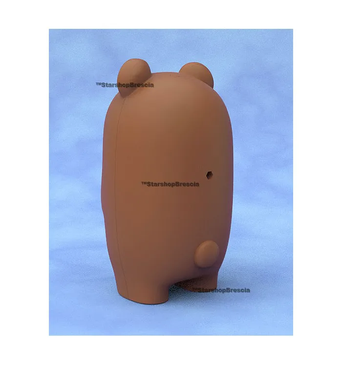 NENDOROID MORE - Kigurumi Face Parts Case - Brown Bear