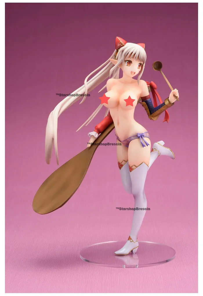 QUEEN'S BLADE - Summoner Aldra 10th Ver. with Handtowel 1/8 Pvc Figure - Damaged Box