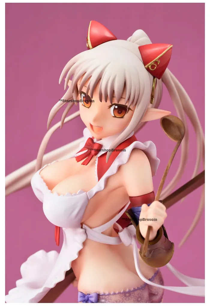 QUEEN'S BLADE - Summoner Aldra 10th Ver. with Handtowel 1/8 Pvc Figure - Damaged Box