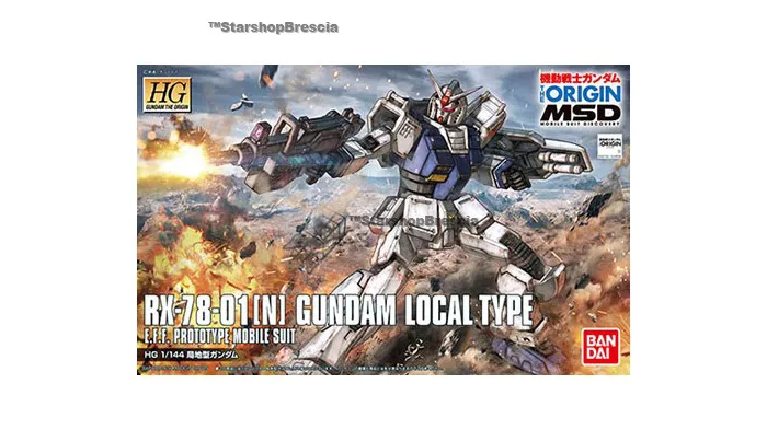GUNDAM - 1/144 RX-78-01 N Local Type Model Kit HGGO # 010