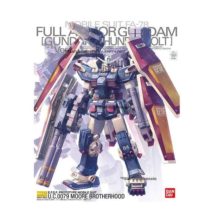 GUNDAM - 1/100 Full Armor Ver. Ka Thunderbolt Ver. Master Grade Model Kit MG
