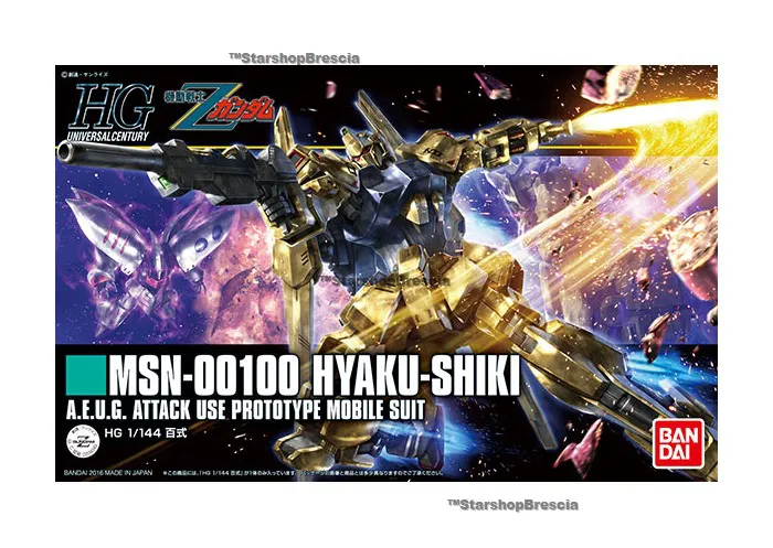 GUNDAM - 1/144 MSN-00100 Hyaku Shiki Revive Ver. Model Kit HGUC # 200