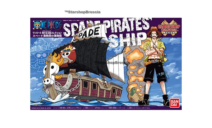 ONE PIECE - Grand Ship Collection - Spade Pirates Model Kit # 12