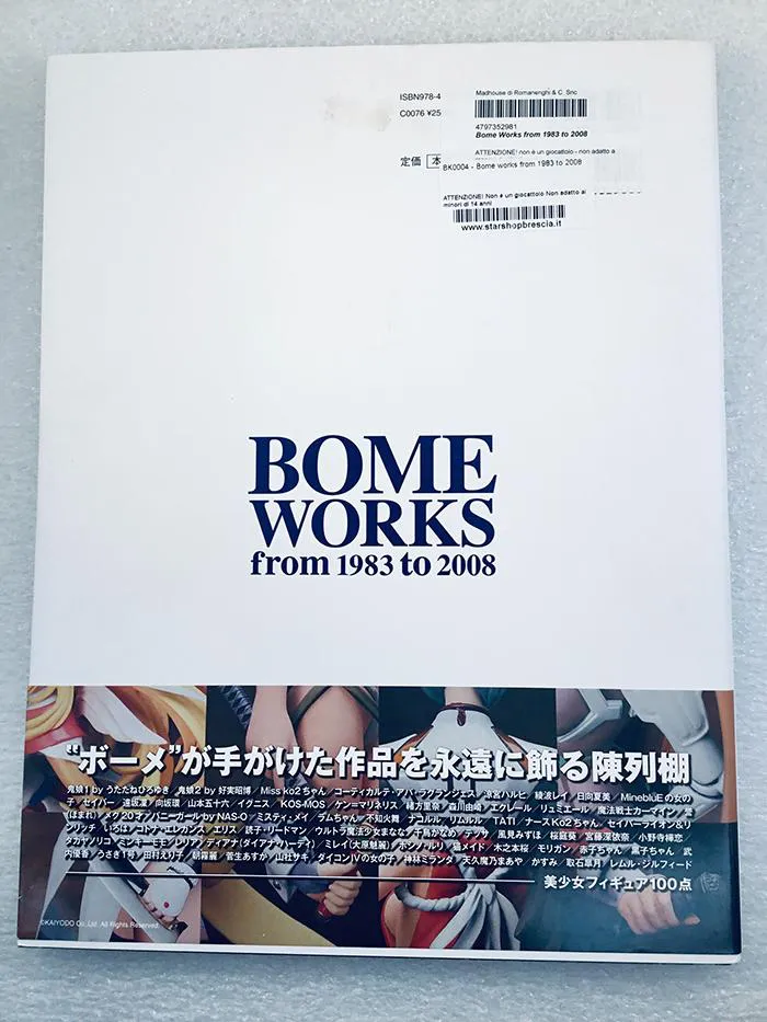 Bome works from 1983 to 2008 Artbook