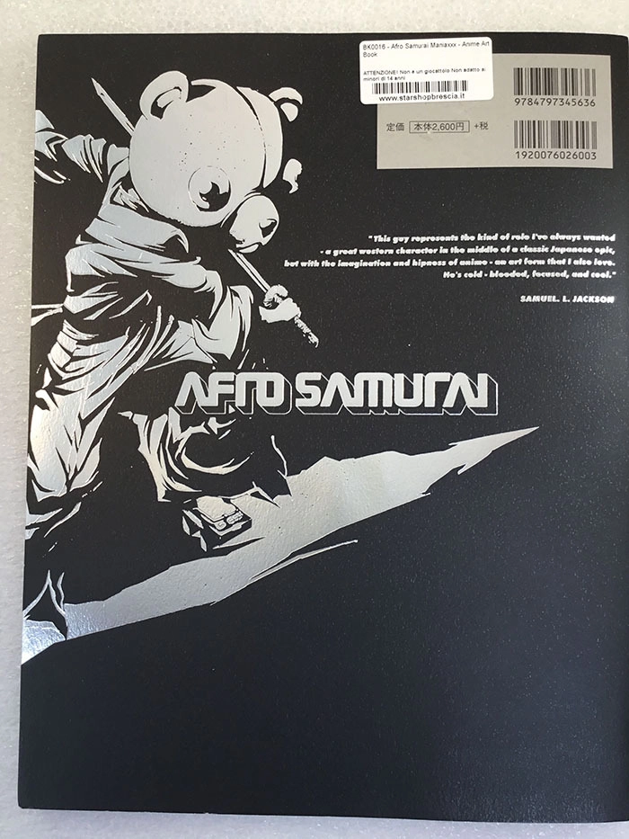Afro Samurai Maniaxxx Anime Artbook