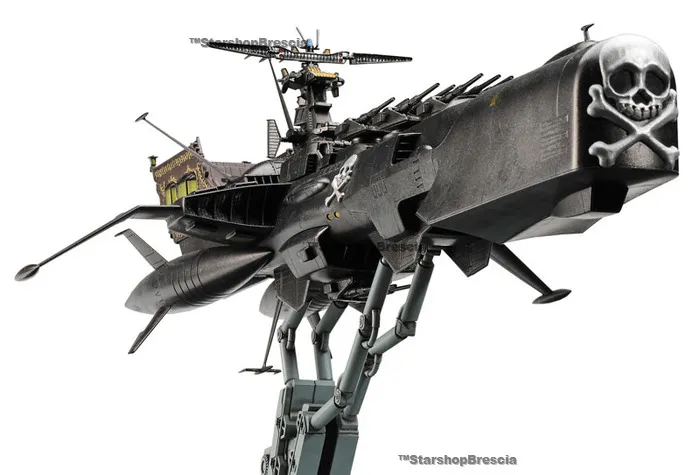 CAPITAN HARLOCK - Captain Harlock 1/1500 Space Pirate Battleship Arcadia 3rd Ship Ver. Attack Enhanced Type Model Kit