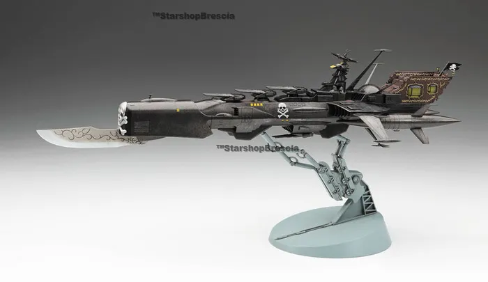 CAPITAN HARLOCK - Captain Harlock 1/1500 Space Pirate Battleship Arcadia 3rd Ship Ver. Attack Enhanced Type Model Kit