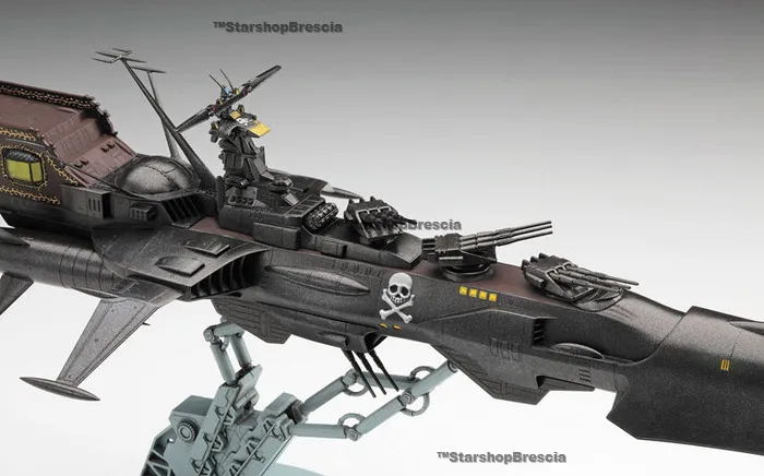 CAPITAN HARLOCK - Captain Harlock 1/1500 Space Pirate Battleship Arcadia 3rd Ship Ver. Attack Enhanced Type Model Kit