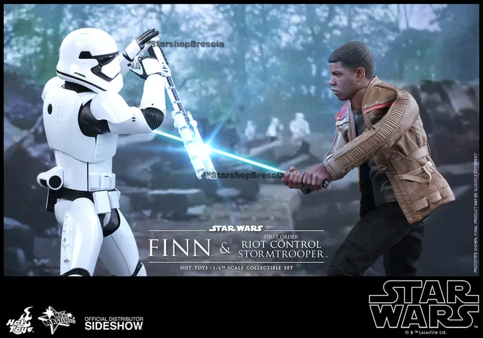 STAR WARS - Episode VII - Finn & First Order Riot Control Stormtrooper 2-Pack 1/6 Action Figure 12" MMS346