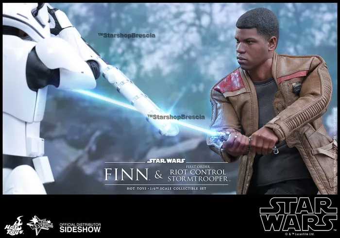 STAR WARS - Episode VII - Finn & First Order Riot Control Stormtrooper 2-Pack 1/6 Action Figure 12" MMS346