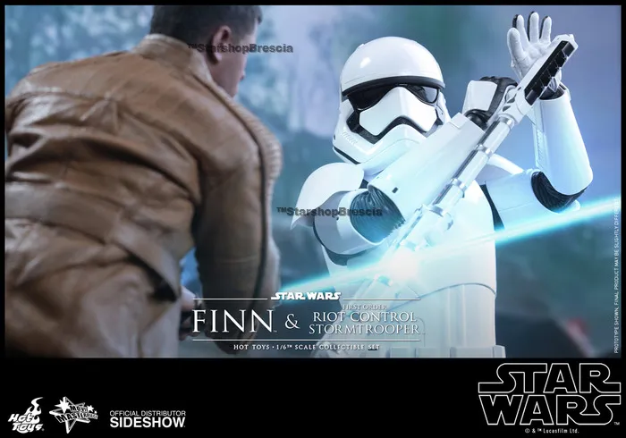 STAR WARS - Episode VII - Finn & First Order Riot Control Stormtrooper 2-Pack 1/6 Action Figure 12" MMS346