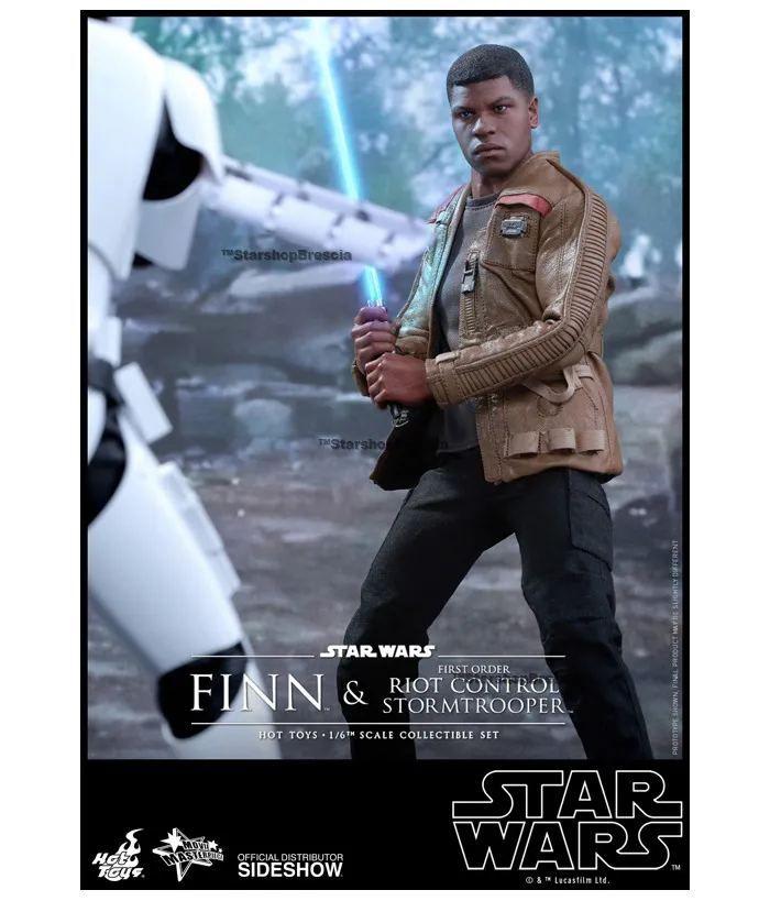 STAR WARS - Episode VII - Finn & First Order Riot Control Stormtrooper 2-Pack 1/6 Action Figure 12" MMS346
