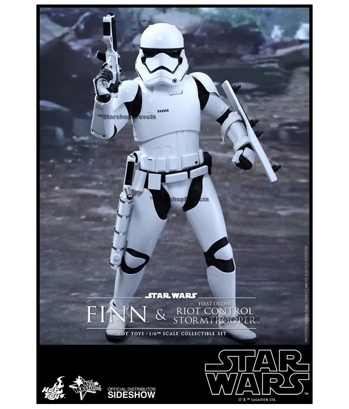 STAR WARS - Episode VII - Finn & First Order Riot Control Stormtrooper 2-Pack 1/6 Action Figure 12" MMS346