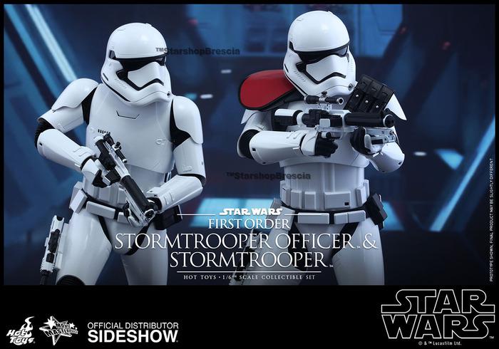 STAR WARS - Episode VII - First Order Stormtrooper & FOS Officer 2-Pack 1/6 Action Figure 12" MMS335