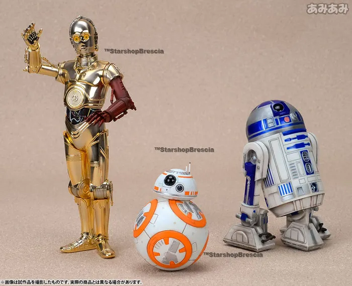 STAR WARS - Episode VII - R2-D2 & C-3PO with BB-8 ArtFX+ 1/10 Pvc Figure