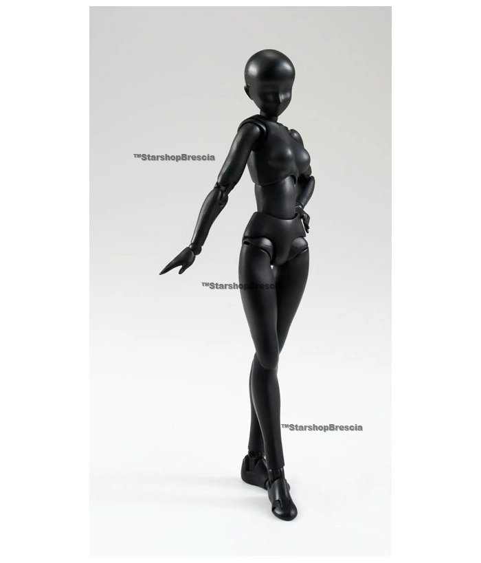 BODY-CHAN - Woman Solid Black Color Ver. S.H. Figuarts Action Figure