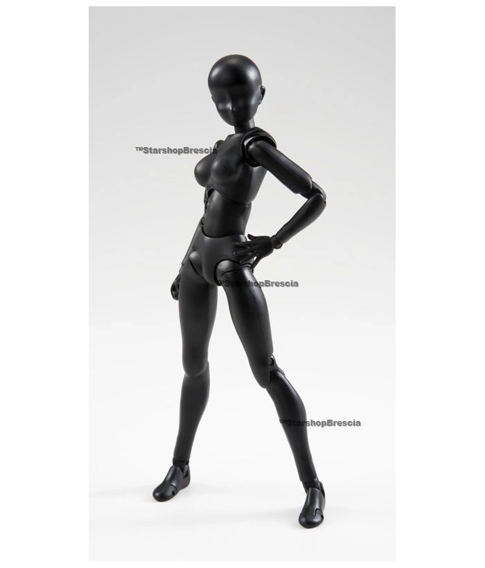 BODY-CHAN - Woman Solid Black Color Ver. S.H. Figuarts Action Figure