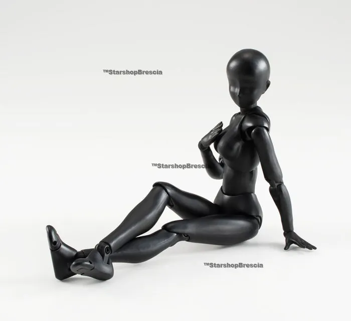 BODY-CHAN - Woman Solid Black Color Ver. S.H. Figuarts Action Figure