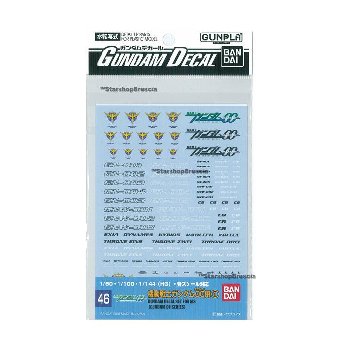 GUNDAM - GD-46 00 Celestial Being Series Decals