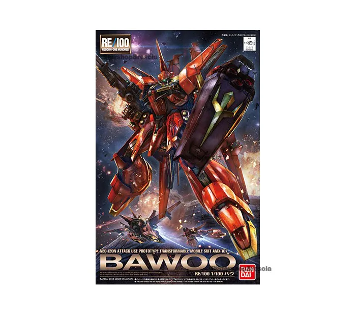 GUNDAM - 1/100 AMX-107 Bawoo Reborn-One Hundred Model Kit RE/100