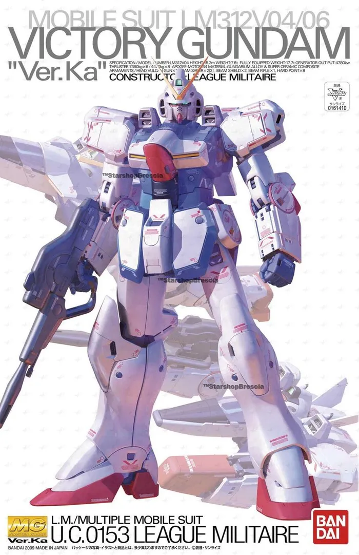 GUNDAM - 1/100 LM312V04 V Ver. Ka Model Kit Master Grade MG