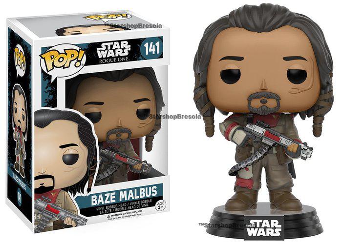 POP! Star Wars Rogue One #141 - Baze Malbus Bobble-Head Vinyl Figure