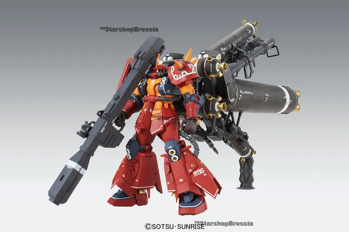 GUNDAM - 1/100 MS-06R Zaku II High Mobility Type Psycho Ver. Ka Master Grade Model Kit MG