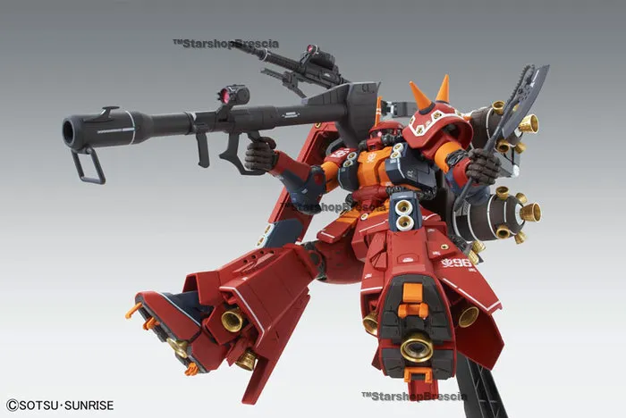 GUNDAM - 1/100 MS-06R Zaku II High Mobility Type Psycho Ver. Ka Master Grade Model Kit MG