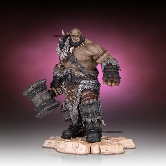 WARCRAFT - Orgrim Resin Statue