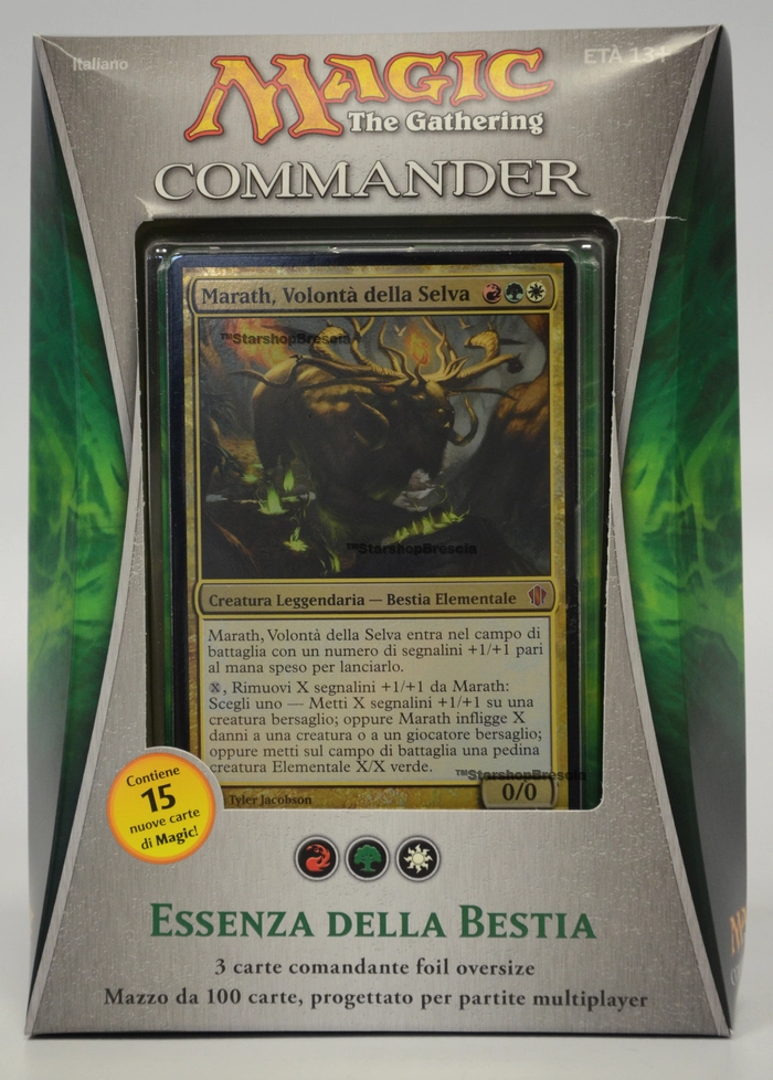 MAGIC THE GATHERING - Commander - Mazzo Essenza della Bestia Nature of the Beast Deck Italiano