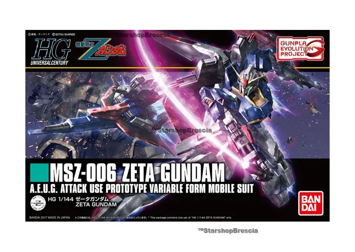 GUNDAM - 1/144 MSZ-006 Zeta Evolution Ver. Model Kit HGUC # 203
