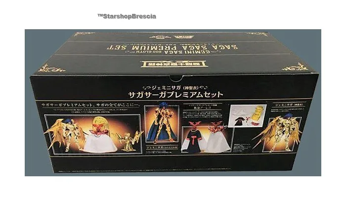 SAINT SEIYA - Saga Gemini / Gemelli Premium Set - Myth Cloth EX + Soul of Gold God Cloth + Pope Ares with Throne