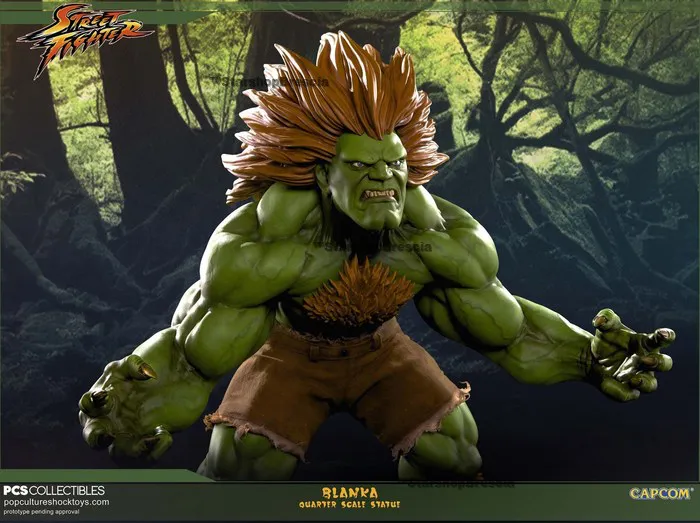 STREET FIGHTER - Blanka Mixed Media 1/4 Statue
