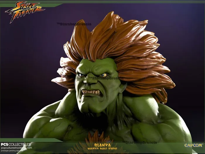 STREET FIGHTER - Blanka Mixed Media 1/4 Statue