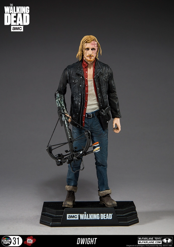 WALKING DEAD TV - Dwight Color Tops Action Figure - Damaged Box