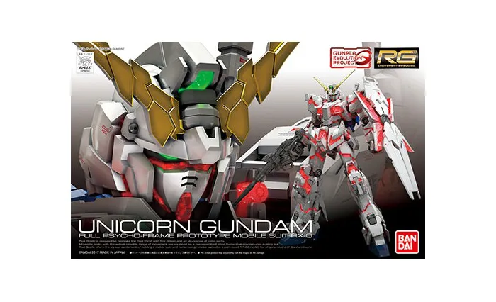 GUNDAM - 1/144 RX-0 Unicorn Real Grade Model Kit RG # 25