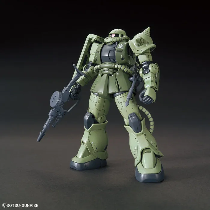 GUNDAM - 1/144 MS-06C Zaku II Type C/Type C-5 Model Kit HGGO # 016