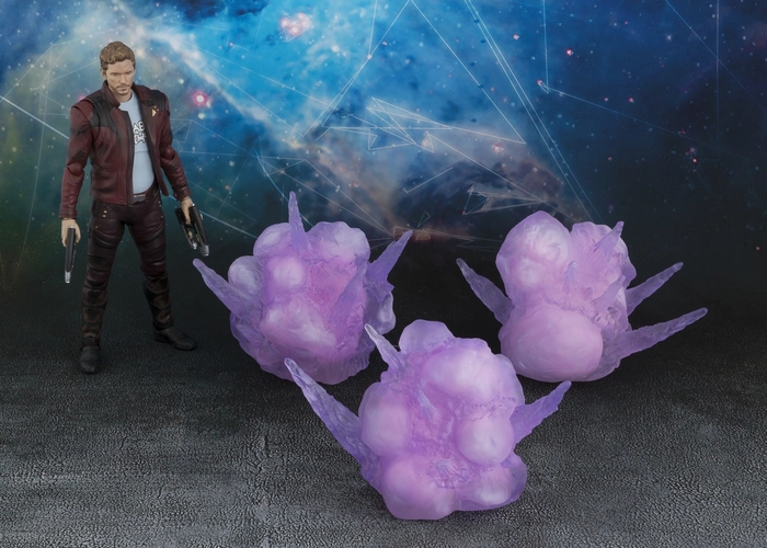 GUARDIANS OF THE GALAXY 2 - Star-Lord & Explosion Effect Set S.H. Figuarts Action Figure