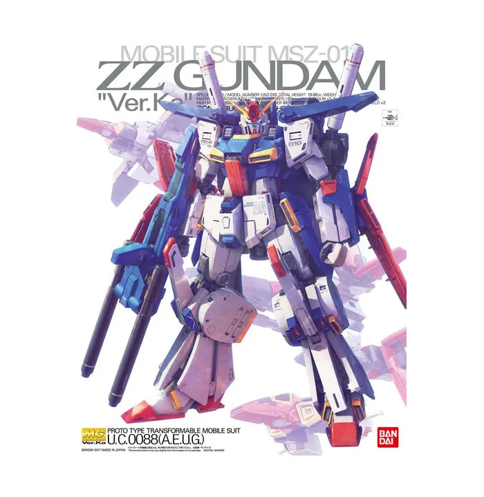 GUNDAM - 1/100 MSZ-010 ZZ Ver. Ka Master Grade Model Kit MG