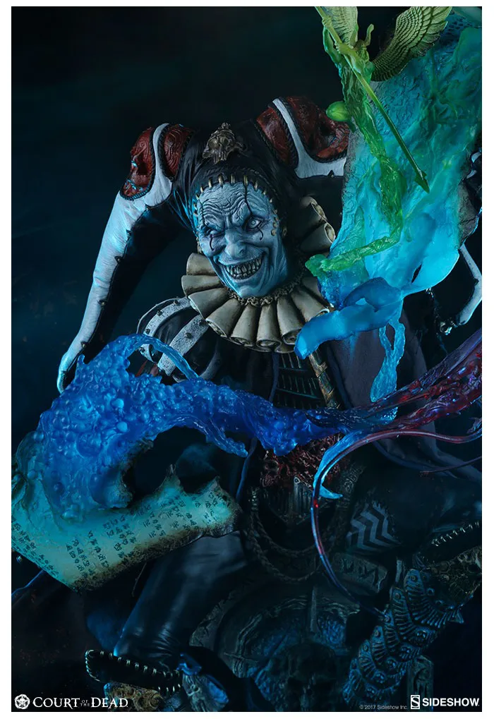 COURT OF THE DEAD - Malavestros Deaths Chronicler Fool Premium Format Figure 1/4 Statue