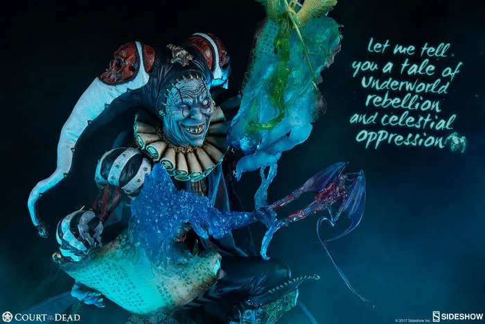 COURT OF THE DEAD - Malavestros Deaths Chronicler Fool Premium Format Figure 1/4 Statue