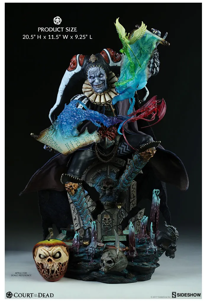 COURT OF THE DEAD - Malavestros Deaths Chronicler Fool Premium Format Figure 1/4 Statue