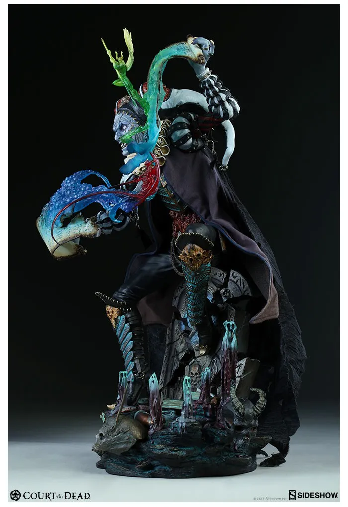 COURT OF THE DEAD - Malavestros Deaths Chronicler Fool Premium Format Figure 1/4 Statue