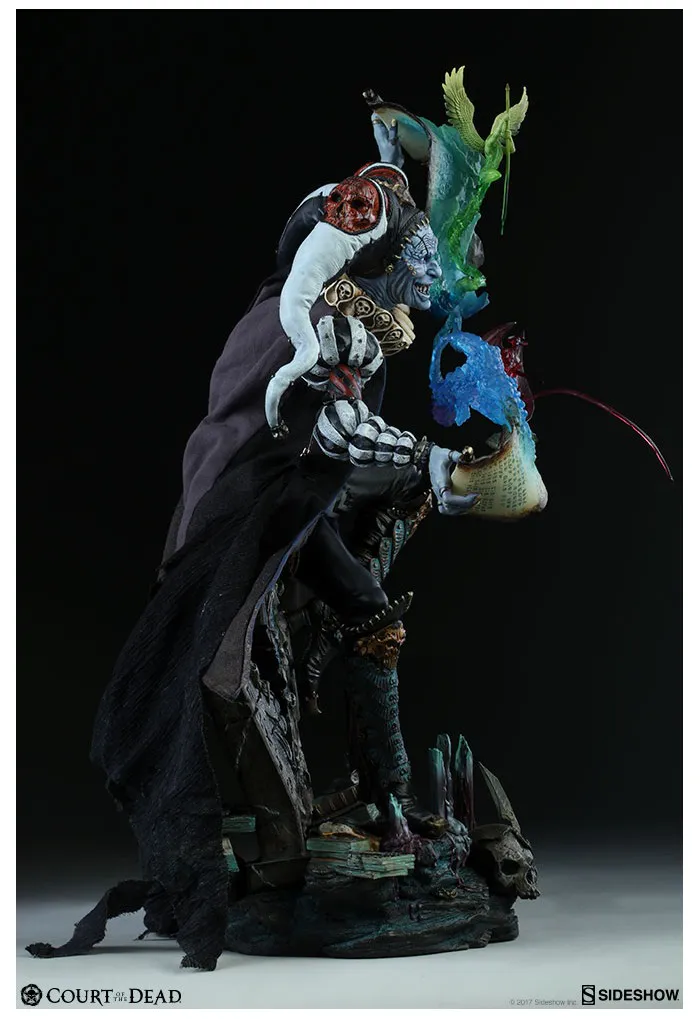 COURT OF THE DEAD - Malavestros Deaths Chronicler Fool Premium Format Figure 1/4 Statue