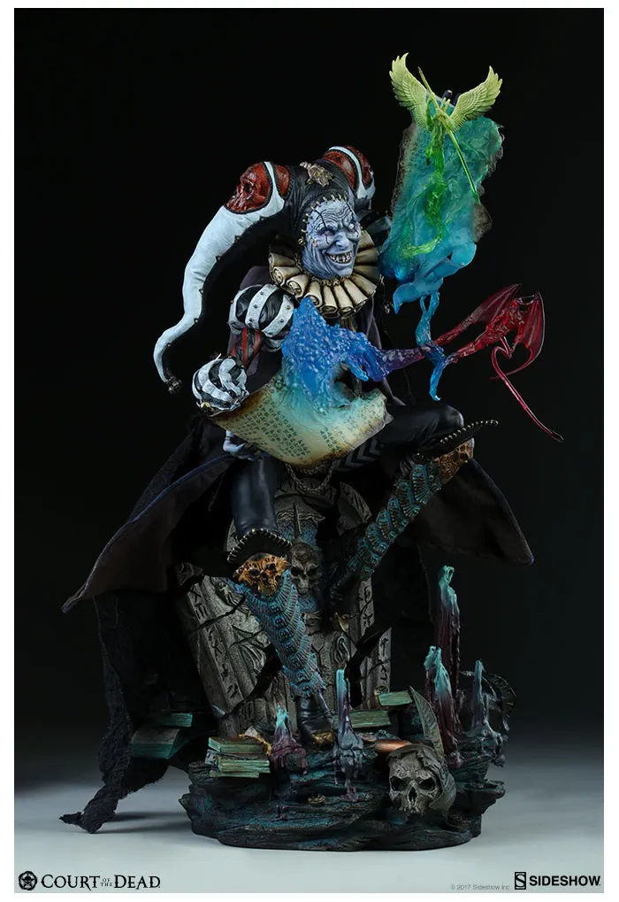 COURT OF THE DEAD - Malavestros Deaths Chronicler Fool Premium Format Figure 1/4 Statue