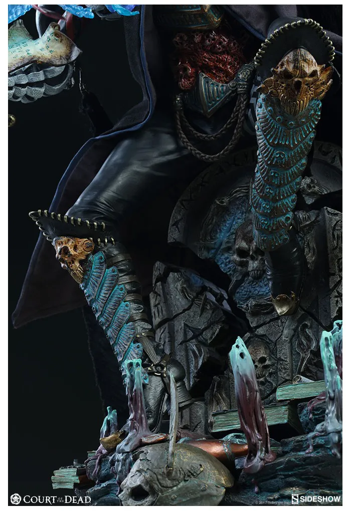 COURT OF THE DEAD - Malavestros Deaths Chronicler Fool Premium Format Figure 1/4 Statue