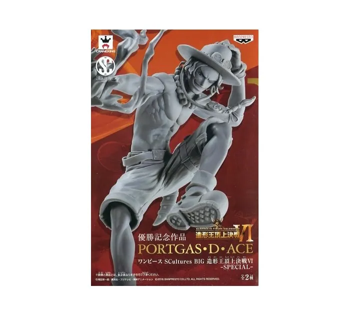ONE PIECE - SCultures 6 Special Portgas D. Ace Special Color Ver. Pvc Figure
