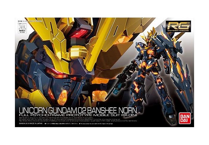GUNDAM - 1/144 02 Banshee Norn Real Grade Model Kit RG # 27